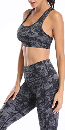 Image of Oalka Women's Racerback Sports Support Workout Running Bras