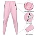Megub mens tracksuit 2 pieces,thick fleece hooded outfits pullover sweater sweatpants fashion color winter jogging suit set active outdoor workwear(pink,xl)