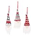 Produktbild Homemust Christmas Hanging Pendant Weihnachten No Face Doll Figuren Toy Christmas Tree Anhänger Ornament Dekorative Hängende Puppe für Baum Fenster Kamin Tür