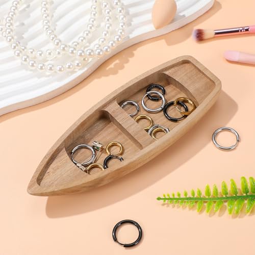 SHINEOFI Klassisches Holzbootmodell, Kleines Unfertiges Holzkanu, Mini-bootsfigur zum DIY Basteln, Heimdeko, Maritime Partydekorationen