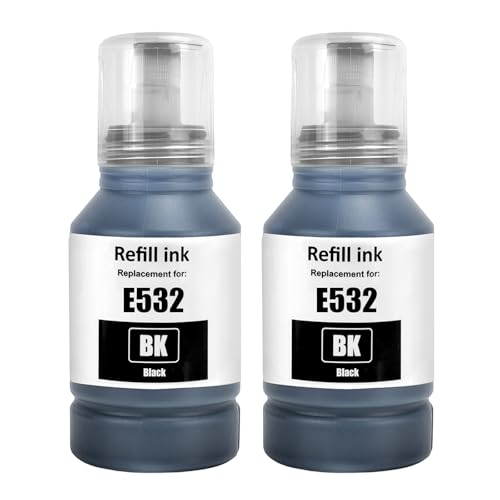 Encre Epson 532 T532120 noire pigment pour EcoTank ET-M1120 ET-M2170 ET-M3170