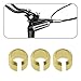 Be In Your Mind 4 Sets Bicycle Brake Olive Insert Compatible with Hope Brake Hoses Mountain Bike Disc Brake Olive and Insert Pack Brake Line Olive Connector Insert Replacement