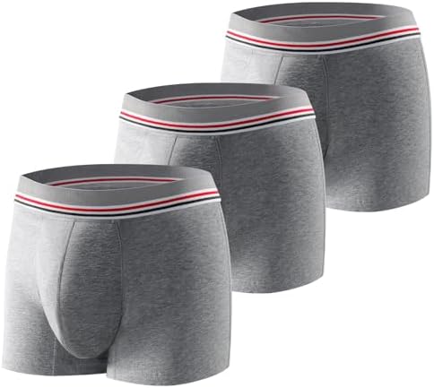 Carer 3er-Pack Herren Inkontinenz-Boxershorts, Inkontinenz Pants Männer | leicht und dünn aus Baumwolle mit 80 ml Saugfähigkeit Waschbare Unterwäsche für leichte Blasenschwäche Bla