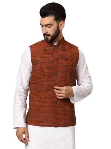 Image of LATEST CHIKAN Men's Nehru Jacket /Waistcoat Sophisticated Ethnic Wear