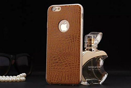 iPhone 6 Plus / iPhone 6S Plus Case NSpire Snakeskin Grain PU+TPU Soft Case (Apple iPhone 6 Plus Case / iPhone 6S Plus Case 5.5") (Brown)
