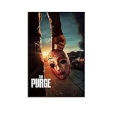 Photo Gallery eryawieh the purge poster artistico da parete su tela, stampa artistica moderna per soggiorno, 50 x 75 cm, senza cornice Photo Gallery eryawieh the purge poster artistico da parete su tela, stampa artistica moderna per soggiorno, 50 x 75 cm, senza cornice
