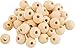 Produktbild VBS XXL Holzkugeln durchgebohrt 50er oder 25er-Pack Holzperlen DIY Bastelperlen rund Holzbälle unlackiert Ø 15 mm, 50 Stück