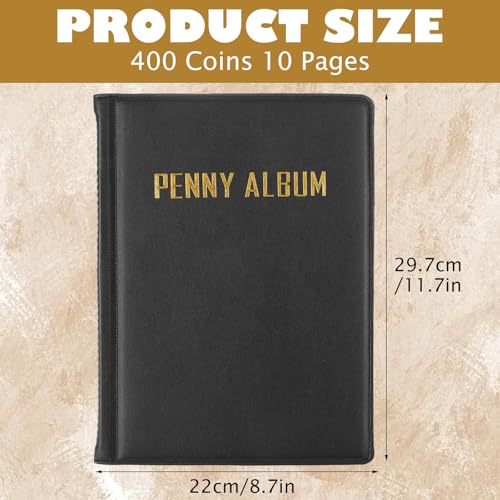 Álbum para Monedas ASelected con 400 Slots y Cubierta de Cuero miniatura 2