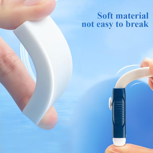 Image of M&G 4 Pack Erasers Sliding Retractable Eraser, Soft White Color Cute Erasers Push Pull Eraser with Plastic Sleeve for Students Kids, School Office Home Supplies