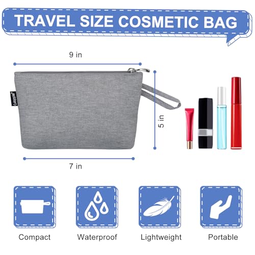 Gloppie Cosmetic Bags Make up Bag Small Makeup Bag for Handbag Waterproof Cosmetics Bag Makeup Pouch Purse Case Toiletry Organizer Storage Beauty Stitch Bag - Image 2