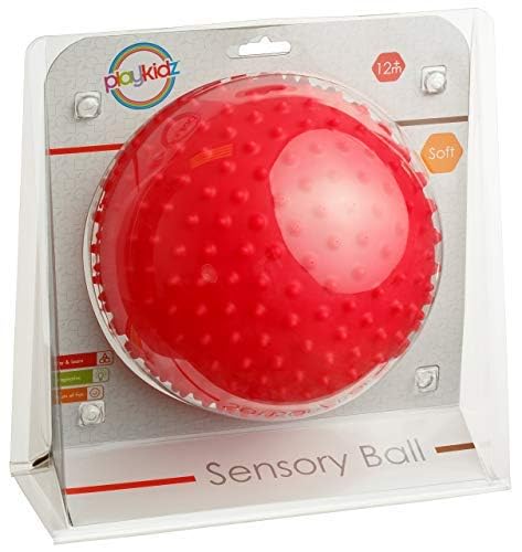 Playkidz Super Durable 6 Sensory Ball, Red - Image 2