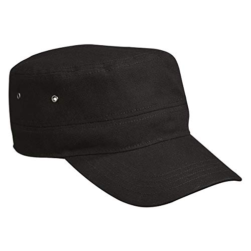 Army Military Cap im Kuba Castro Look in Schwarz SCHWARZ