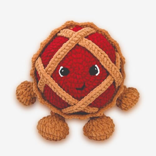 Kit crochet amigurumi Cherry Pie pour apprendre le tricot DIY facilement chez soi