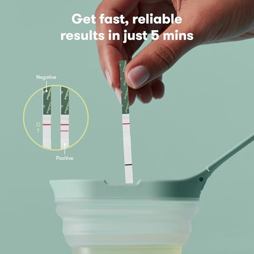 Image of Frida Fertility Pregnancy Test Strips, Over 99% Accurate HCG Test Strips, Ultra Sensitive Early Detection, Easy at Home Pregnancy Test Strips for Family Planning, Quick Results | 25 Test Strips
