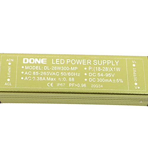 Driver LED résistant à l'eau AC 85-265V courant stable 300mA - 3