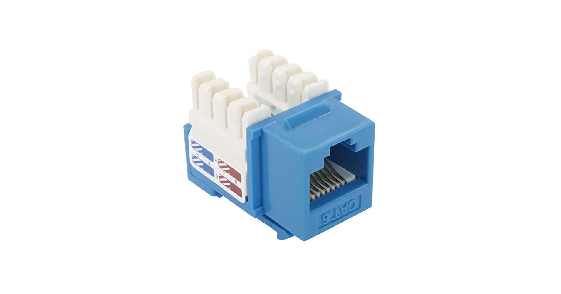 Amazon.com: Cat6 Keystone Jack, Krone, 90 Degree by PI