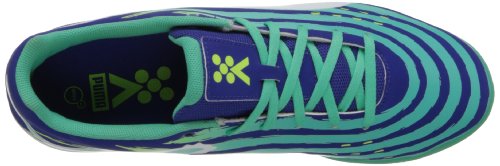 PUMA PUMA Men's Trovan Lite Soccer Shoe,Spectrum Blue/White/Electric Green,4.5 M US