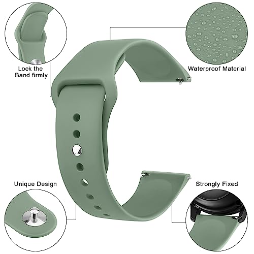Image of Tobfit 22mm Watch Band Strap with Rust Free Button Compatible with Noise ColorFit Ultra /Ultra 2, Vision, Caliber, Pro 3 (Watch Not Included), Soft Smartwatch Straps for Men & Women