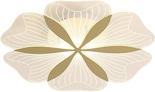 Luz de techo LED regulable dorada para iluminar el salon y el dormitorio