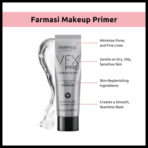Farmasi-VFX-PRO-Camera-Ready-Primer-Face-Makeup-Advanced-Pore-Minimizer-for-Dry-Oily-or-Combination-Skin-Silky-Smooth-Skin-Revitalizer-with-Oil-Free-Support-Leightweight-and-All-day-Hold-25-mL