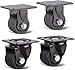 4 Szt. Kółka Meblowe Wytrzymałe Nylonowe Kółka Obrotowe Przemysłowe Kółka Do Płyt, Zapasowe Kółka Do Stołu Warsztatowego, Wózka, Szafki, Sadzarki, Sprzętu, Podwójnego Łożyska