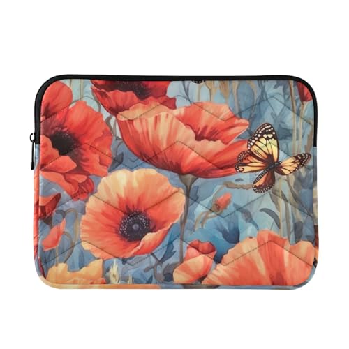 Funda para portátil 13-14 pulgadas con diseño vintage y tela resistente al agua