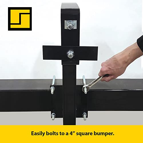 Stromberg Carlson Tr-1 Rigid Spare Tire Carrier For Rv 4" Square Bumpers - Fits 15" & 16" Wheels #TOP3