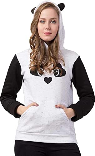 shoppy assist Women's Printed Sweatshirt with Hoodie-Panda Printed-for Girls and Women-picture-33