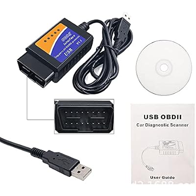 محول USB OBD2 ، الماسح الضوئي الصغير أداة المسح التشخيصي التلقائي OBD ii الماسح الضوئي محول رمز السيارة لنظام التشغيل Windows
