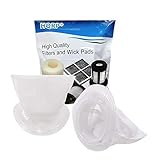 HQRP 2-Pack Filter compatible with Black+Decker HNV115B, HNV115J, HNV215B, HNV220B Series Hand Vac Vacuum Cleaners, EVF100 Replacement
