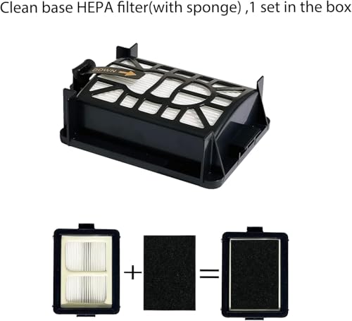 Image of Replacement Parts Accessories for Shark AV2610WA RV2610WA RV2410WD Matrix Plus 2- in-1,1 Main Brush,3 Filters,2 Mop Pads,4 Side Brushes,1 Pre Filter,&1 Pre-Motor 1 Foam Filter