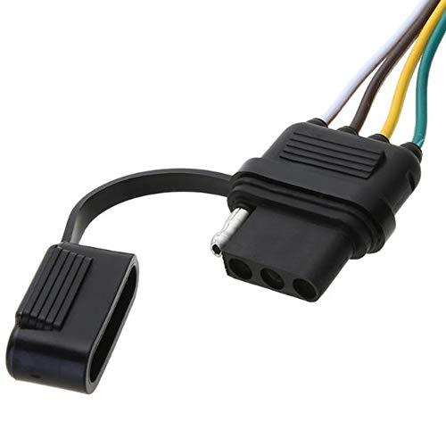 New Sun 4 Wire Trailer Wiring 4 Pin Flat Trailer Wiring Harness 4 Pin Trailer Connector With 32-Inch Wires #TOP4