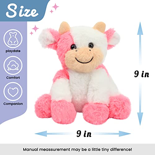 Hopearladorableplushcowtoyfloppydairycattlesoftstuffedanimalcutebirthdaygiftsforboysgirlskidstoddlersstrawberrypink9 Urban Country Home Decor Hopearl adorable plush cow toy floppy dairy cattle soft stuffed animal cute birthday gifts for boys girls kids toddlers strawberry pink 9 urban country home decor