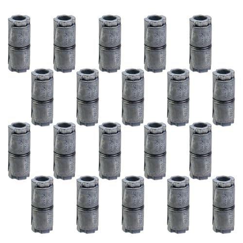 Woogim 20PCS Double Expansion Bolts Hollow Double Expansion Anchor Double Internal Forced Expansion Bolts for Masonry Concrete Brick or Block 1/4×1/2