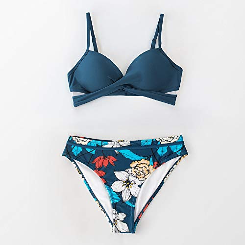 Bikini deportivo CLSDRZC de tiro alto ideal para piscina y playa
