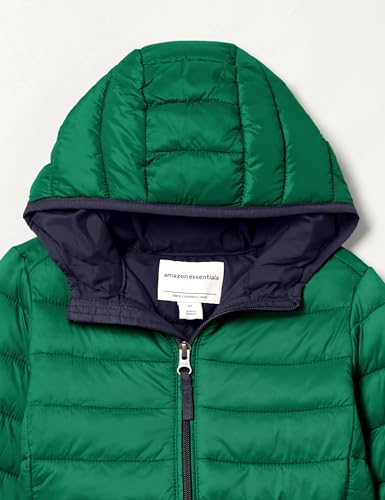 Image of Amazon Essentials Boys and Toddlers' Lightweight Water-Resistant Packable Hooded Insulated Puffer Jacket