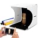 Portable Photo Studio Light Box for Jewellery and Small Items Folding Photo Lighting Studio Shooting Tent Box Kit(2x20 LED Lights 6 Colors Backdrops)