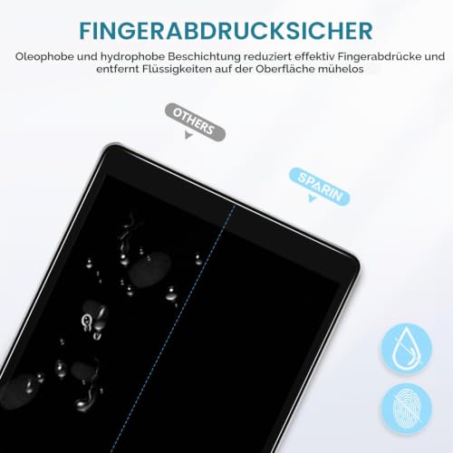 SPARIN Schutzfolie für iPad 9./8./7. Generation (2021/2020/2019), 2 Stück – Ansicht 5