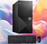 Dell Vostro 3030 Tower Desktop Computer for Home Business Student, Intel Core i5-14400 14th Gen Processor, 16GB DDR5 RAM, 512GB SSD, Windows 11, HDMI, Type-C, Black, Wired Keyboard and Mouse