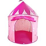 Only U Princess Castle Play Tent: Sparkling Adventures, Portable Royal Fun for Kids, Collapsible Design, Spacious and Enchanting - Ideal Gift for Little Royalty's Imaginative Play Ages 3 and Up!