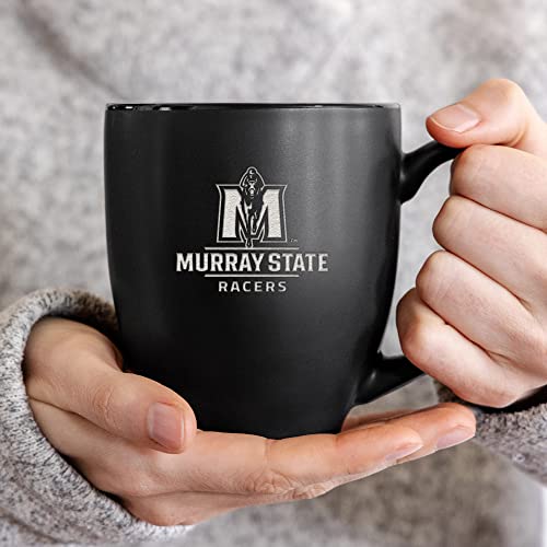 Image of Rico Industries NCAA Primary 15-Oz Personalized Matte Black Bistro Mug - for Hot or Cold Drinks
