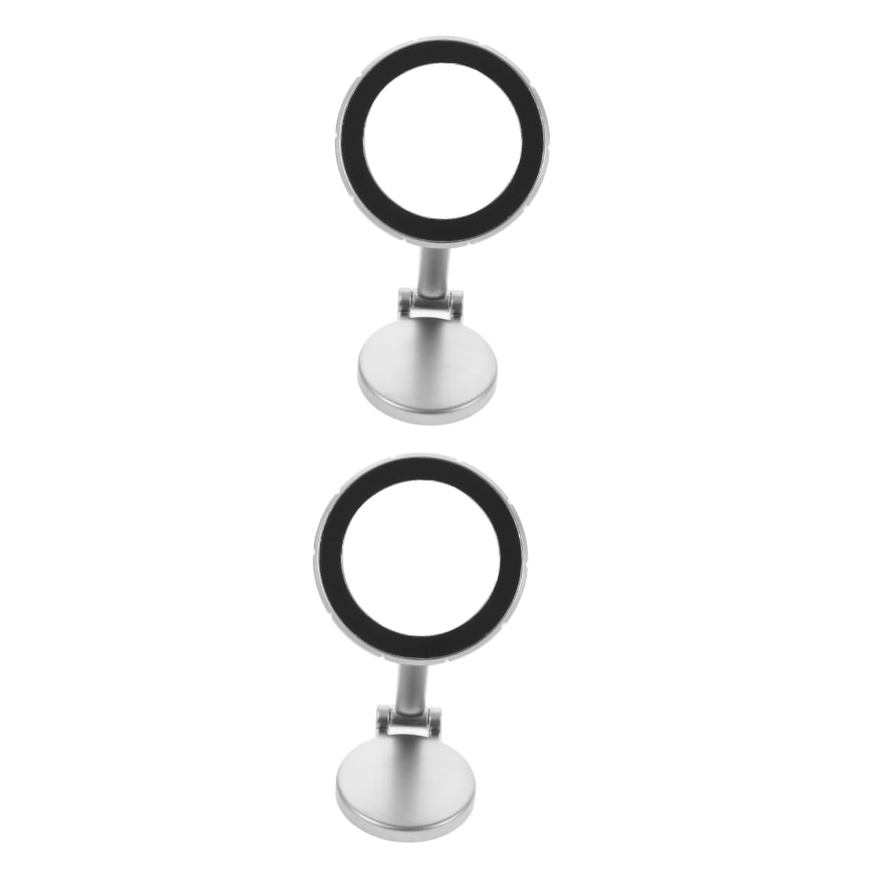 Mobestech 2piezas Soporte Magnético para Teléfono De Coche Soporte De Tablero y Base De Succión para Navegación Vehículos Compatible Smartphones