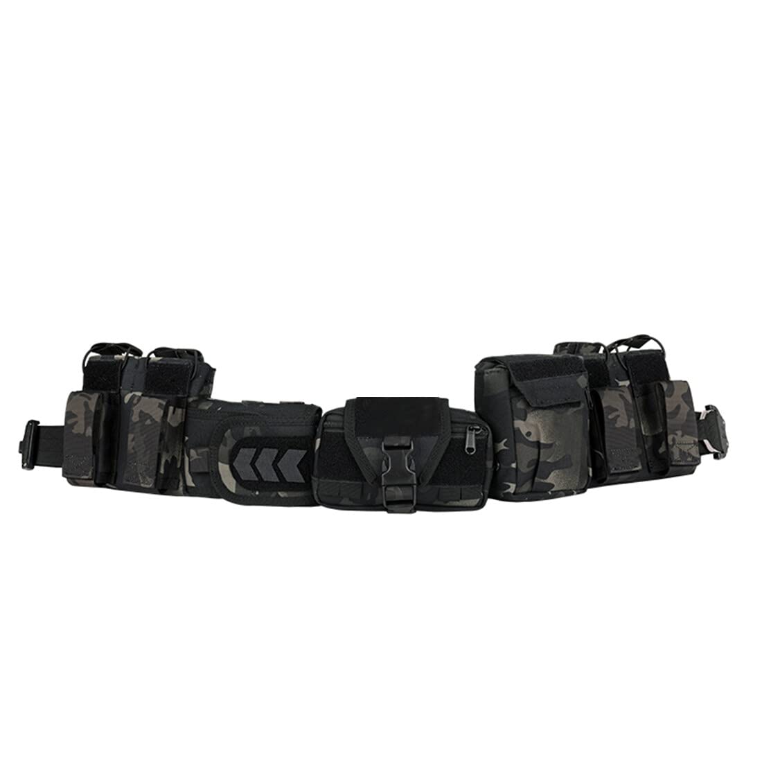 Ceinture tactique Metalakaer 5 en 1 poche à cartouche amovible réglable en nylon molle patrouille en plein air multifonctionnelle pochette