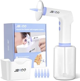 Electric Ear Wax Removal Irrigation Cleaner - Earwax Cleaning Kit Ear Wax Washer Lavage Earwax Flushing Tool Electric Otoclears Earigator System