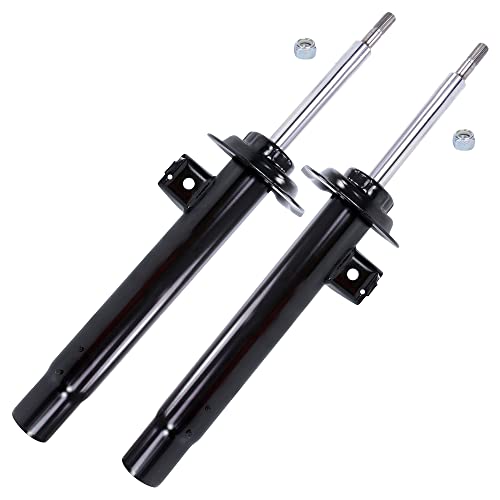 ATEC GERMANY 2x Amortiguador de gas a presión puntal delantero bitubo, compatible con BMW Serie 3 (E46), 3 Convertible (E46), 3 Compact (E46), 3 Coupé (E46), 3 Touring (E46)
