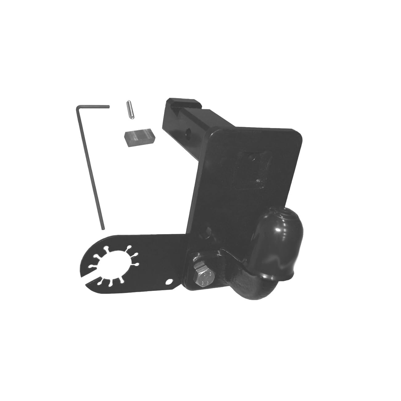 Westfalia US-Adapter (Vierkantaufnahme 51,5 x 51,5 cm) mit 2-Loch Kugelkopf