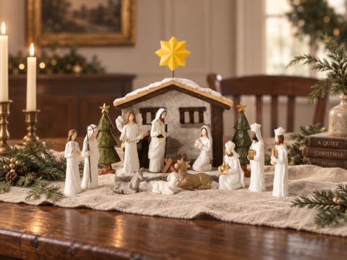 15 Pieces Christmas Nativity Scene Set - image 3