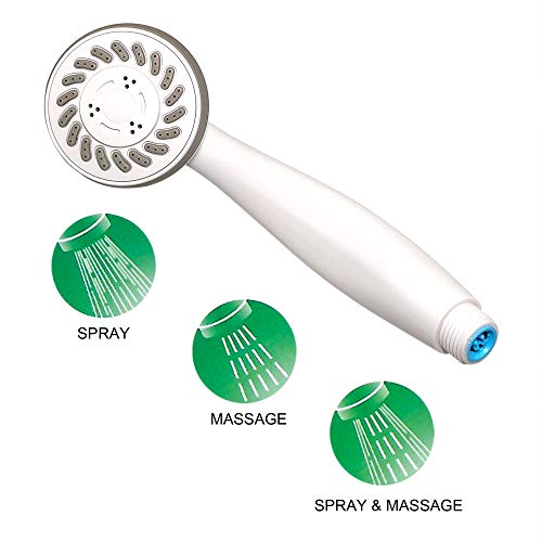 Ducha de mano con 3 funciones y manguera flexible de 59 in miniatura 2