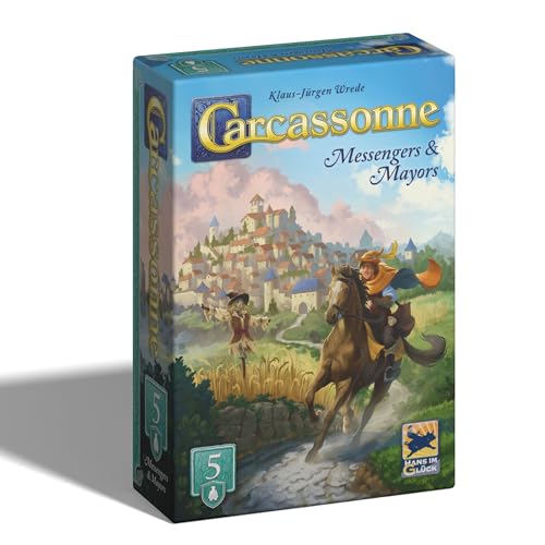 Hans Im Gluck Carcassonne Messengers & Mayors Board Game Expansion - Add Mayors, Messengers &...