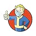A/X 13 cm 12,7 cm per Fallout Gioco Frigorifero Adesivi per Auto Car Door Protector Decal Paraurti